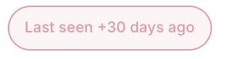 Extension status chip: "Last seen +30 days ago" (no backend communication for over 30 days).
