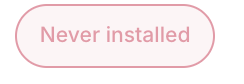 Extension status chip: "Never installed" (no extension detected for the user).