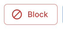 Botón Block en el panel de detalle del dominio, para bloquear la navegación.